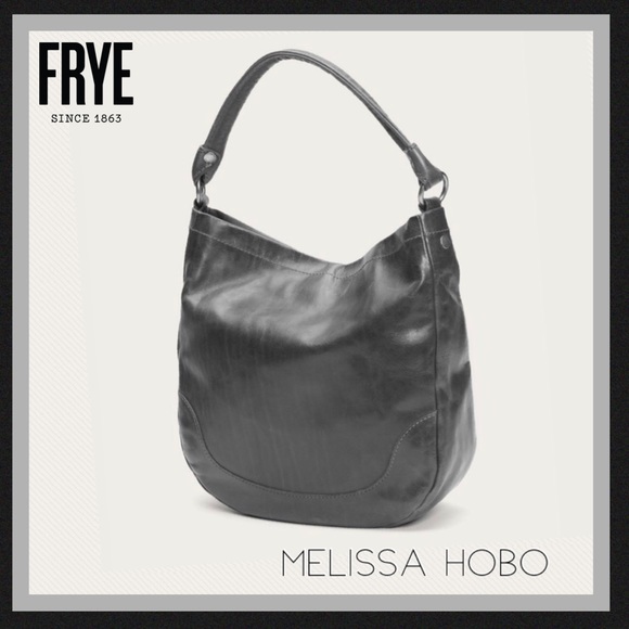 Frye Company Melissa Hobo Bag Purse Carbon Gray - Picture 4 of 9